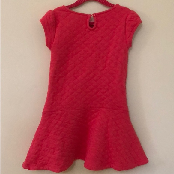 GYMBOREE | Quilted Coral Drop-Waist Dress - Picture 2 of 3